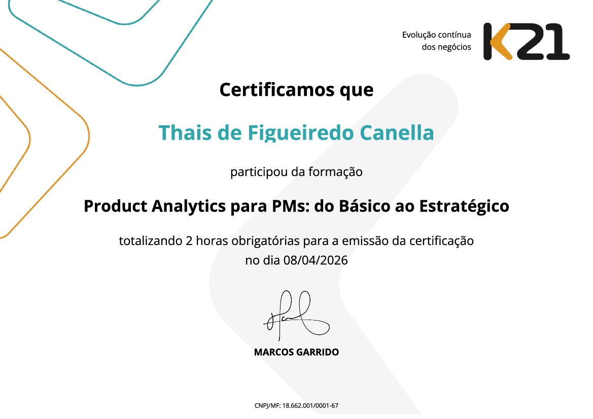 Certificado K21